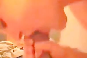 My pretty white women engulfing hard penis deepthroat in non-professional video