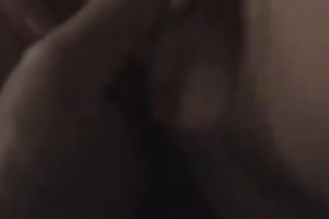 I toy appealing shaved slit of my salty GF in semi-dark room