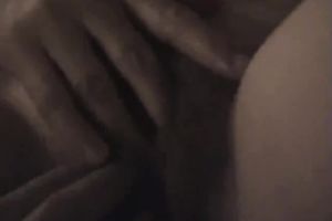 I toy appealing shaved slit of my salty GF in semi-dark room