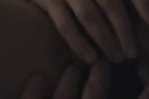 I toy appealing shaved slit of my salty GF in semi-dark room