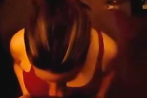 Buxom black haired cheating wife of my neighbor has nothing to give me BJ