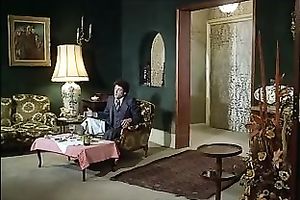 Elegant charming light-haired playgirl gives a head to her boss