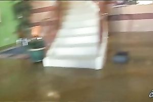 Flower Tucci et Sophie Dee,strapon deux milfs en chaleur se tapent trois mecs