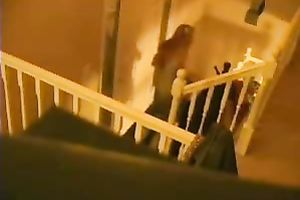 Slutty wife going naked for the pizza delivery she flashes the Pizza Boy