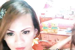 Tranny Couple Sucks Cock