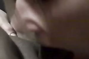 White lady gives me blowjob because my dick looks like a chocolate popsicle