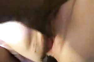 White whore wife feels happy with my big black cock in her ass