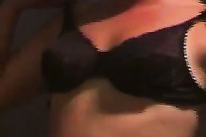 My slutty wife strips and shows her natural tits and pussy for the cam