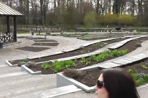 Spying On A German Babe's Wild Public Masturbation And Sizzling Outdoor Blowjob.