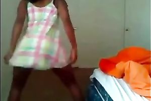 Amazing large dark wazoo of a hot non-professional ebon slutty wife