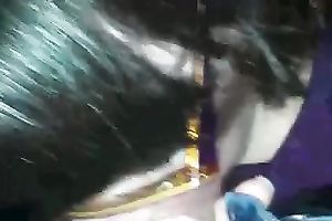 Nerdy brunette milf cant stop engulfing my hard schlong in POV movie