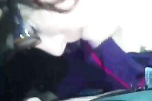 Nerdy brunette milf cant stop engulfing my hard schlong in POV movie