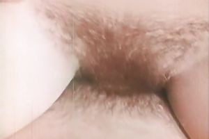 Long haired excited bim with petite pantoons rides lengthy knob in reverse cowgirl style