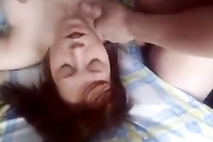 Just a slutty redhead college playgirl who loves trio