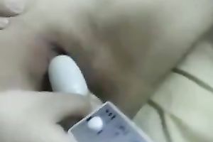 My BF enjoys toying and fucking my bald vagina in homemade sex tape