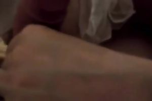 Blindfolded whore sucks my schlong with passion and demands enormous pounding