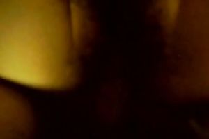 Asian babe receives her hirsute cum-hole screwed in the missionary pose