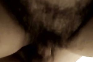 Homemade movie with me and my bushy husband banging hard