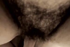 Homemade movie with me and my bushy husband banging hard