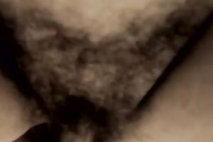 Homemade movie with me and my bushy husband banging hard