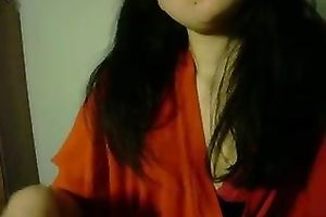 My gorgeous white wife rubs my jock and takes it in her mouth in the end
