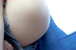 Playing with large white bald pecker of my sexy spouse