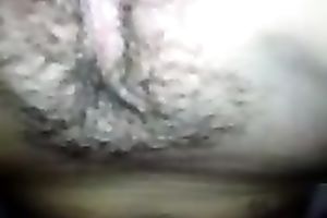 Sultry dark haired GF copulates her moist curly wet crack with dildo