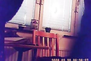 Hidden cam video with my GF flashing her consummate butt