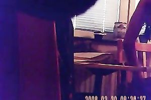 Hidden cam video with my GF flashing her consummate butt