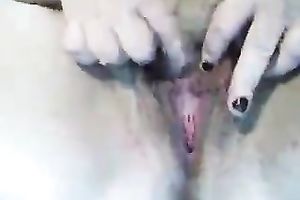 Stunning solo with me fingering my rock hard trimmed snatch