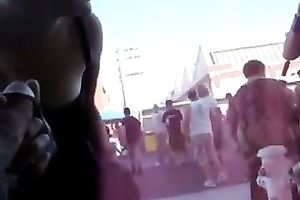 Getting my prick rubbed by a stranger in the street