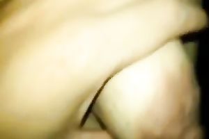 My obese hairy BBC slut takes a ride on my prick in POV video