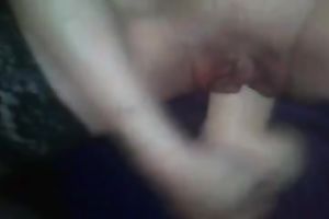 My salacious husband toys her strong wet crack with a realistic sex toy