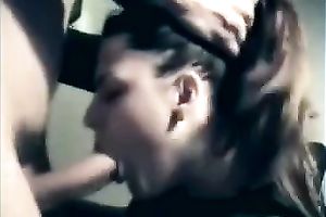 Amateur legal age teenager babe receives face-fucked and enjoys it a lot