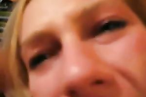 Trashy hussy is blowing my powerful knob like a true champ