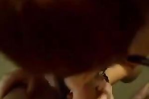 Me pleasing redhead GF drives me mad with a vehement blowjob