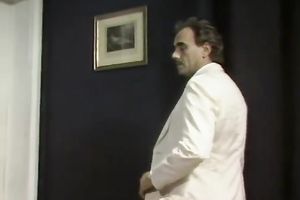 Horny blondie and sexually excited dark brown acquire screwed hard on the ottoman