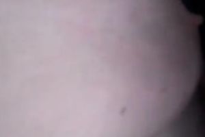 Feeding my white girlfriend with cum after titfuck