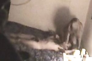 Hidden livecam movie scene with dilettante pair having vehement 69 oral-stimulation sex