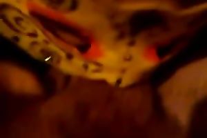 Chubby masked call-girl sucks my prick in POV scene