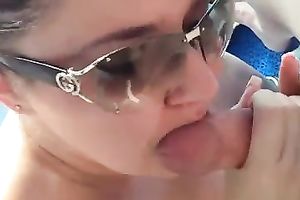My spoiled BBC slut in glasses knows how to give outstanding oral stimulation