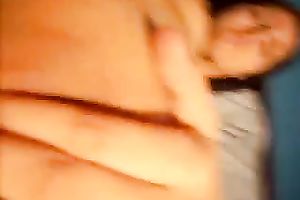 Bootyful hussy sluggishly undresses for me and then masturbates