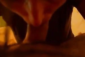 Kinky dilettante babe doesn't wish to stop engulfing my schlong