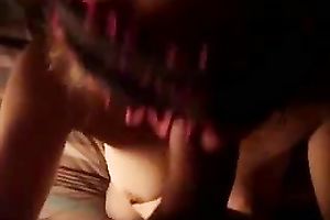 Hot blindfolded college girlfriend got her face glazed