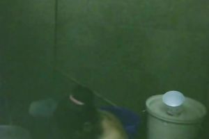 Poor Indian mom is rubbing her body with wet towel