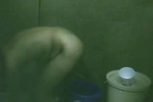 Poor Indian mom is rubbing her body with wet towel