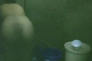 Poor Indian mom is rubbing her body with wet towel