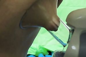 Homemade solo movie with me pumping my natural marangos