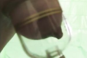 Homemade solo movie with me pumping my natural marangos