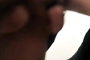 I love caressing my girlfriend's large wobblers when that babe is on top